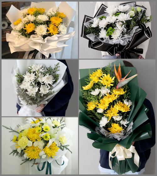 贵州黔南州惠水县摆金镇白龙村白事花束代送
